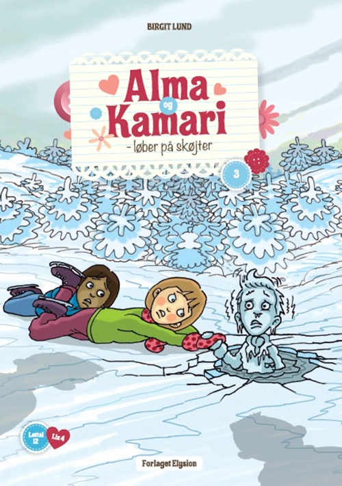 Alma og Kamari løber på skøjter