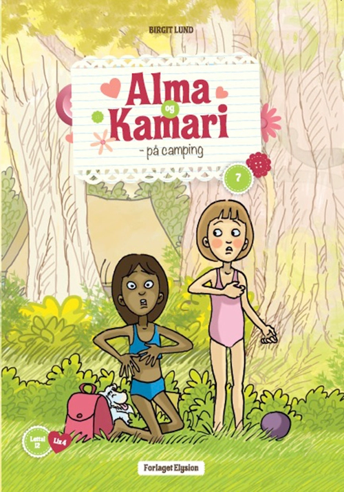 Alma og Kamari på camping
